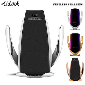 AUTOMATIC CLAMPING CAR PHONE HOLDER WIRELESS CHARGER